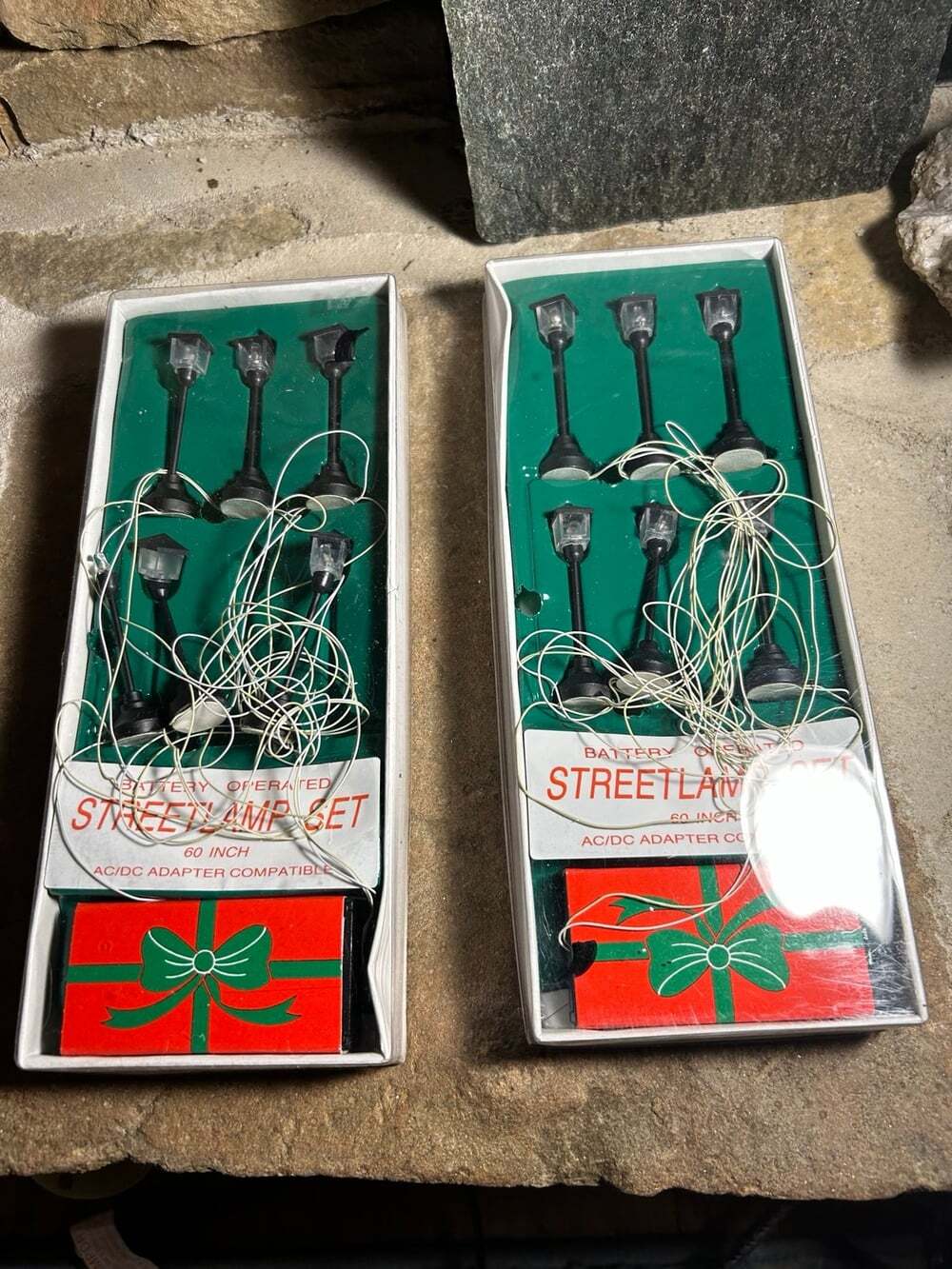 Dept 56 Street Lamp Set with extra set for replacements